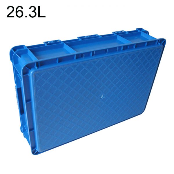 solid base euro stacking crate 28l